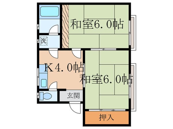 ＴＫコーポの物件間取画像